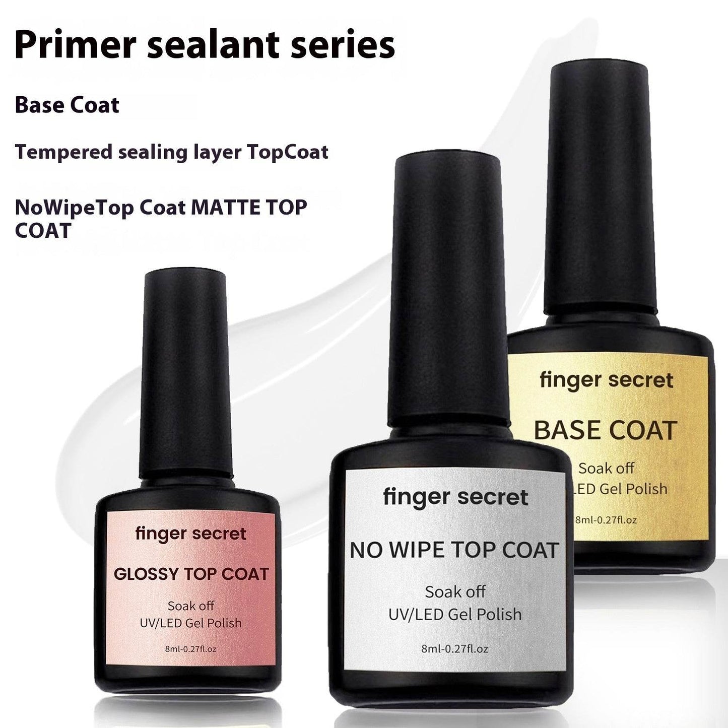 High-Quality Manicure Base Gel with Hardened Topcoat – Professional Nail Care for Long-lasting Results - Pasha