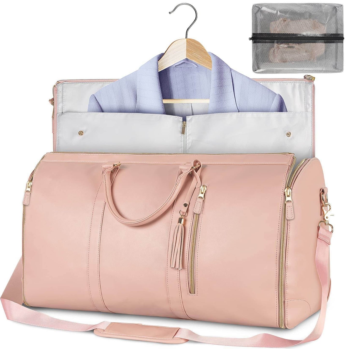 Waterproof Leather Travel Bag – Unisex & Foldable - Pasha