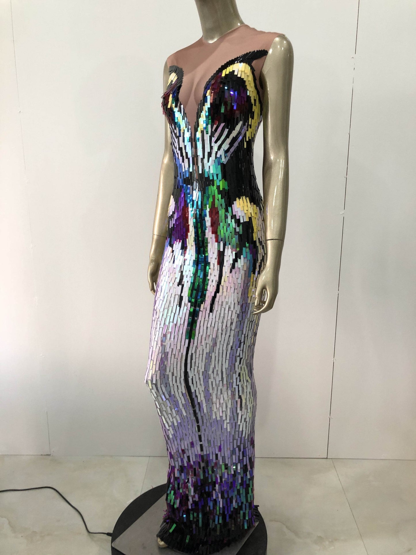 Sequin Evening Dress Female Singer Costume - Pasha