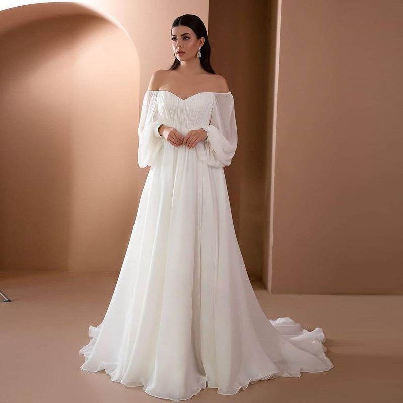 Slim Fit Collared Dress – Solid Color Long Dress - Pasha