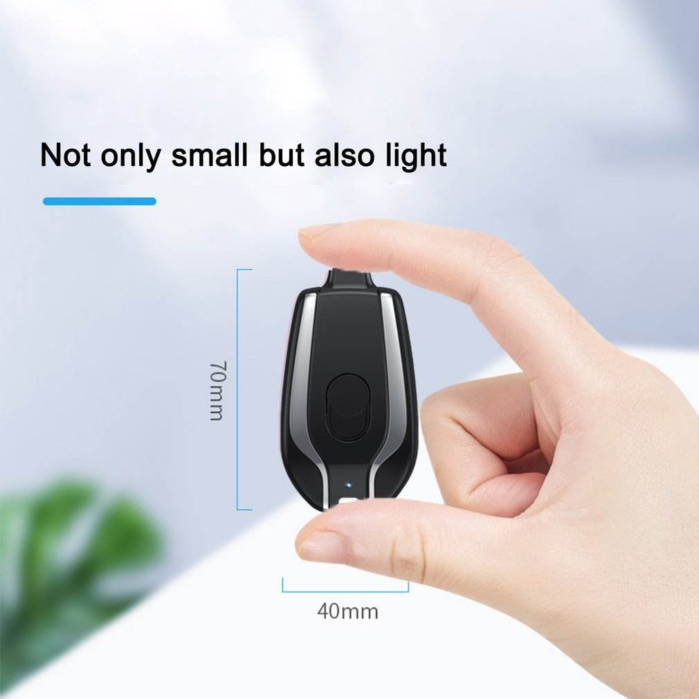 Mini Keychain Emergency Power Bank – Portable Charger for Smartphones and Tablets - Pasha