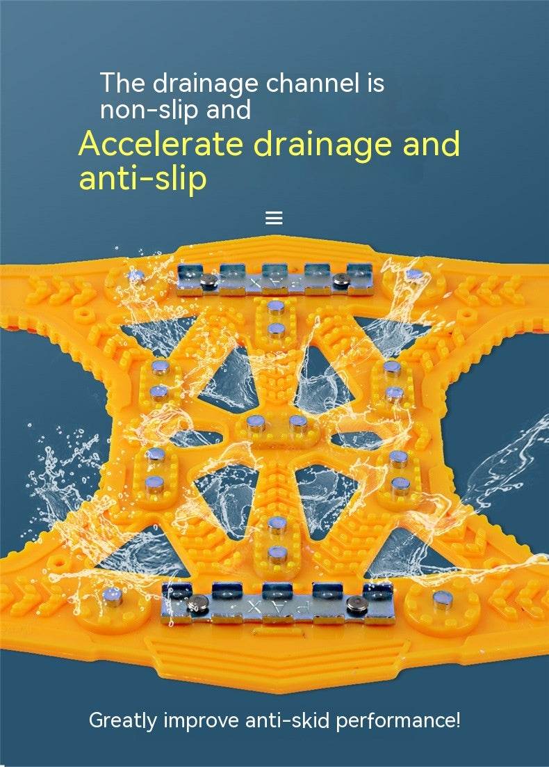Universal Nonskid Tire Chain for Cars and SUVs – Steel Plate Traction Solution - Pasha