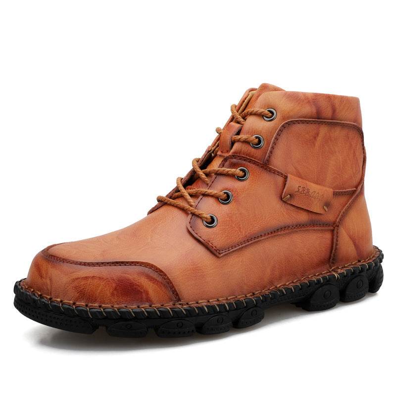 Men's British Style Boots – High Top & Leather - Pasha
