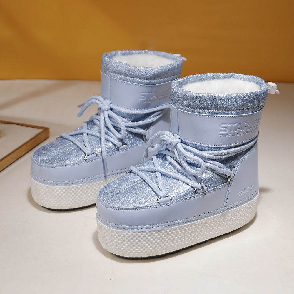Parent-Child Platform Space Boots – Stylish Moon Boots Sleeve for Family Comfort - Pasha