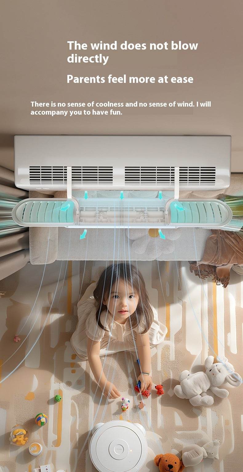 Universal Retractable Wind Deflector for Air Conditioners - Anti-Direct Blast Suspension - Pasha