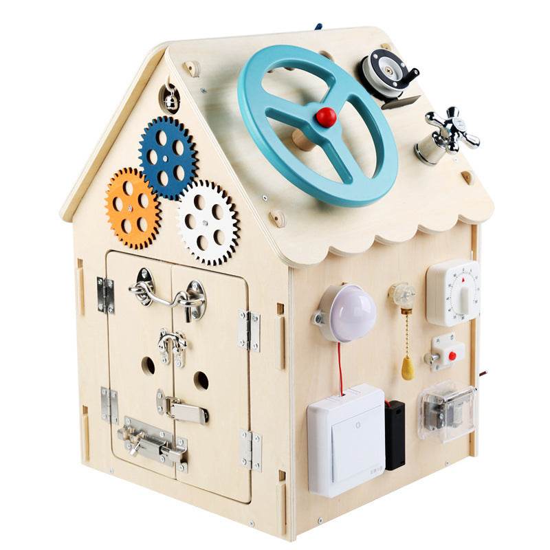 Mengshi Busy Board-wooden toy - Pasha