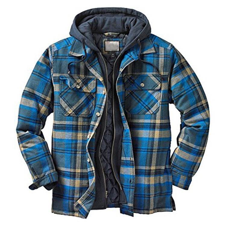 Men´s Retro Hooded Jacket Coat Shirt-style and comfort - Pasha