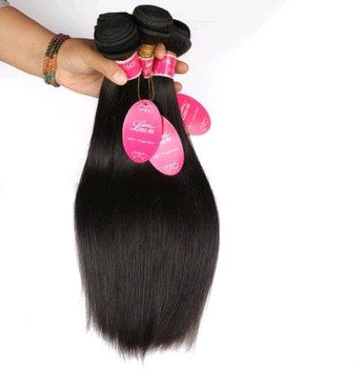Real Human Hair Wig – Straight Wave, Natural Color, Elegant Look - Pasha