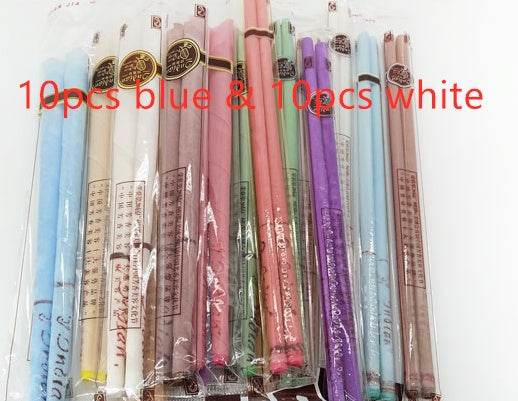 Ear Candles Set – 70pcs Mixed Colors for Ear Wax Removal, Tinnitus Relief, and Improved Listening - Pasha