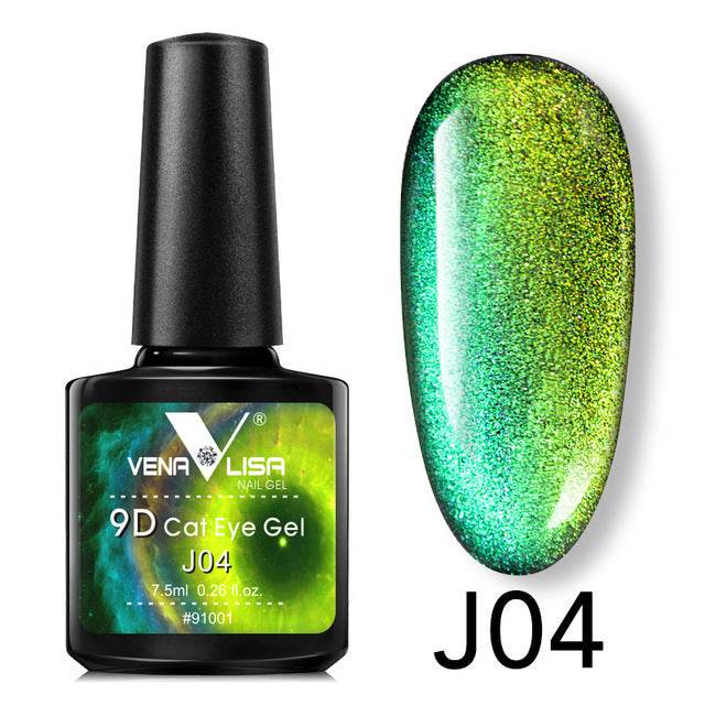 Venalisa 9D Gel Polish Cat Eye Magic – Galaxy Starry Magnetic Multicolor 5ml - Pasha