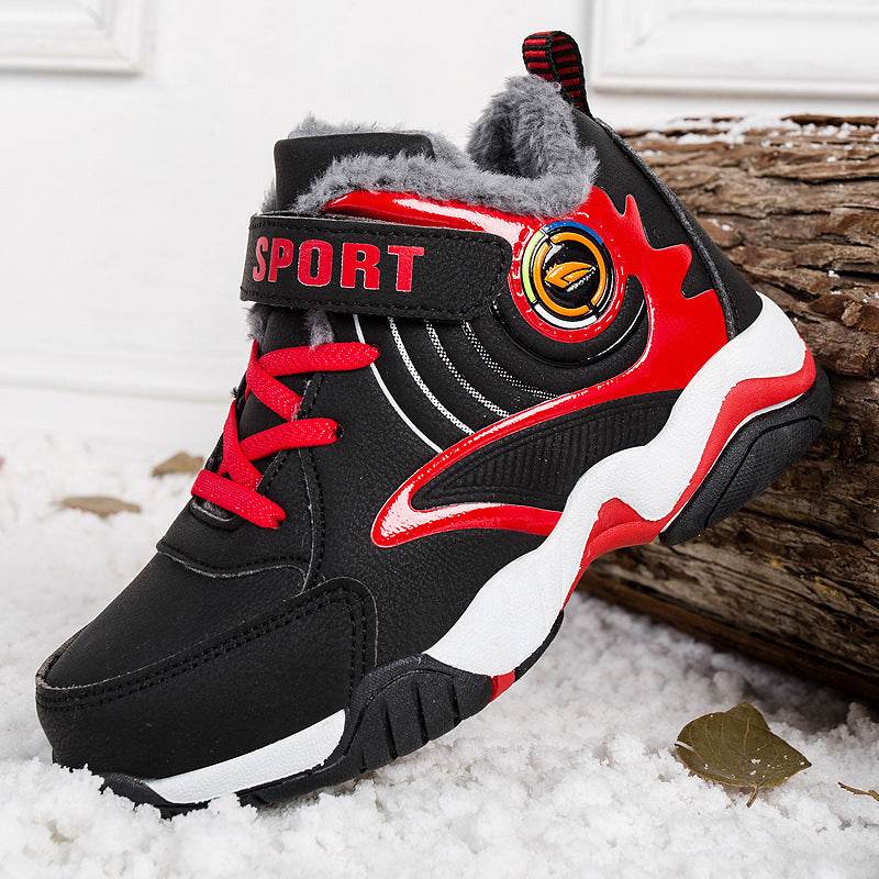 Kids' Climbing Shoes – Comfortable & Safe Cotton Shoes with Velcro Closure for Indoor & Outdoor - Pasha