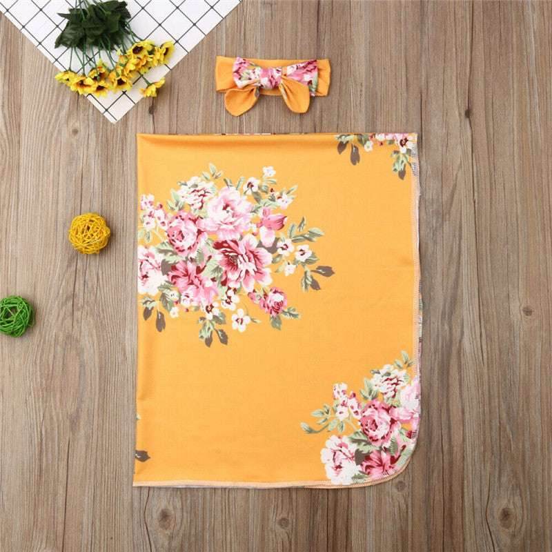 Cozy Bloom Baby Wrap Blanket – Soft & Warm - Pasha