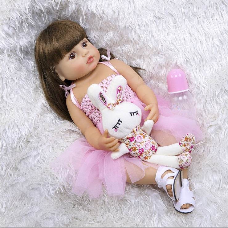 Reborn Bebe Doll 55 cm– realistic full body silicone doll - Pasha
