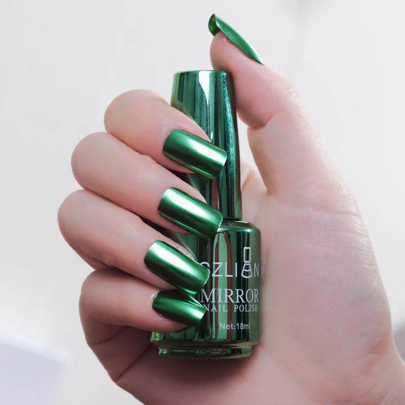 Mirror Silver Nail Polish – Metallic Stainless Steel Color - Pasha