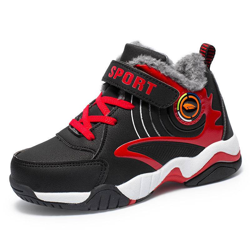 Kids' Climbing Shoes – Comfortable & Safe Cotton Shoes with Velcro Closure for Indoor & Outdoor - Pasha