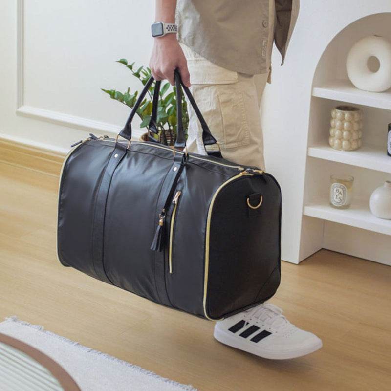 Waterproof Leather Travel Bag – Unisex & Foldable - Pasha