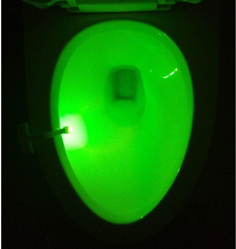 Automatic Induction LED Toilet Night Light – 8 Color Motion Sensor Bathroom Light - Pasha