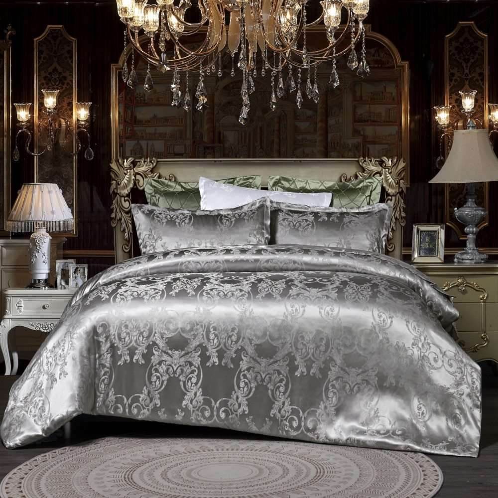 Personalized Polyester Bedding Set – Luxury Quilt Cover - Pasha
