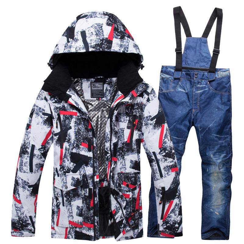 Unisex Waterproof Ski Suit - 10,000mm Insulation for Ultimate Warmth and Comfort - Pasha