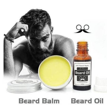Beard Balm and Oil Set – Moisturizing & Styling Care for Soft and Healthy Beards - Pasha