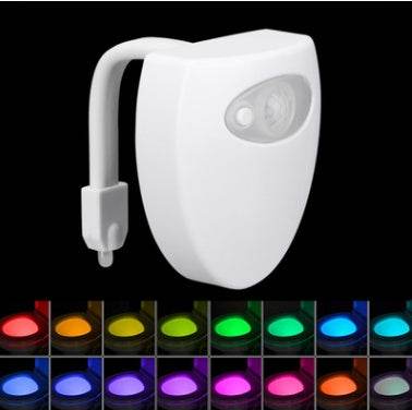 Automatic Induction LED Toilet Night Light – 8 Color Motion Sensor Bathroom Light - Pasha