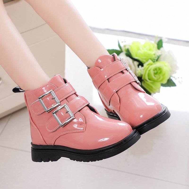 Stylish and Durable PU Kids Short Boots – Perfect for Boys and Girls - Pasha