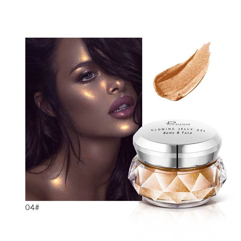 Rainbow Highlighter Jelly Gel – Radiant Makeup for Every Occasion by Pudaier - Pasha