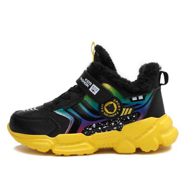 Warm Plush Leather Shoes – Thick Leather & Cozy Lining for Comfort and Style on Cold Days - Pasha