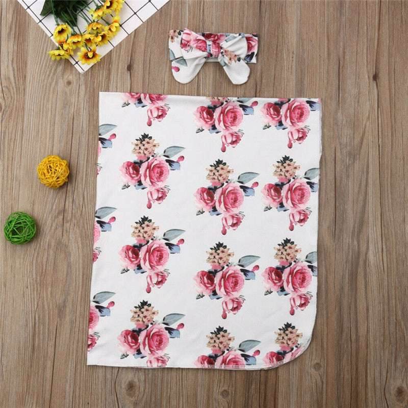 Cozy Bloom Baby Wrap Blanket – Soft & Warm - Pasha