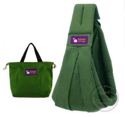 Breathable Cotton Baby Sling Carrier – Ergonomic One-Shoulder Design for Active Parents - Pasha