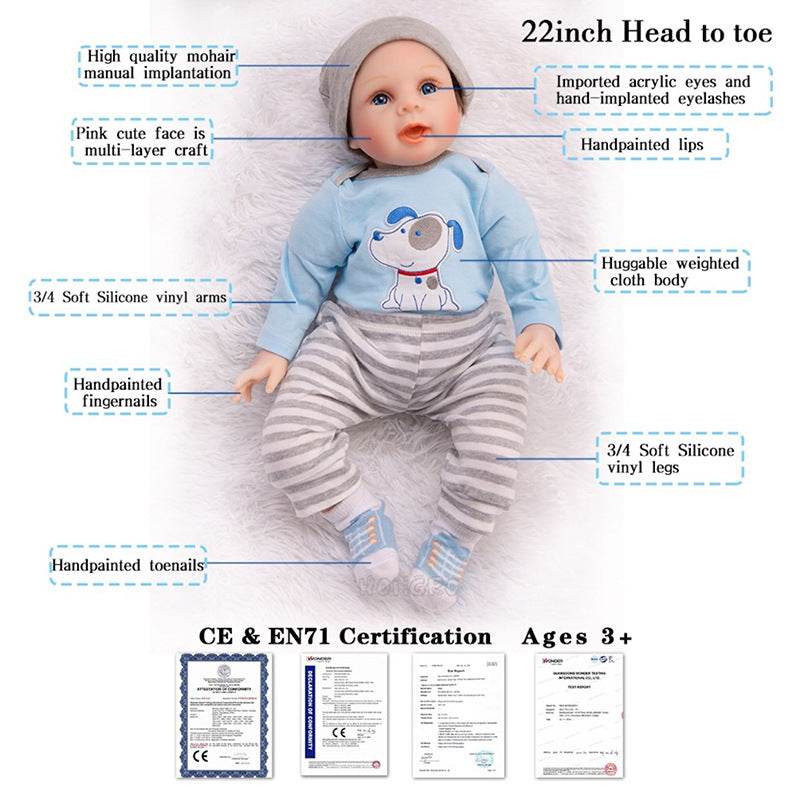 Rebirth Doll – 55 cm realistic Doll - Pasha