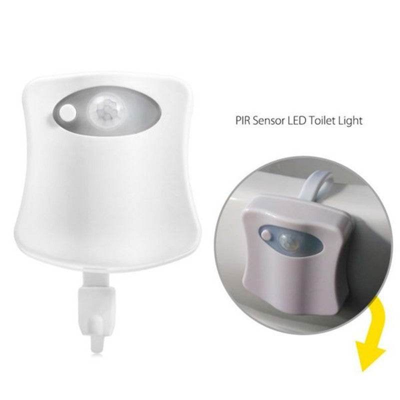 Automatic Induction LED Toilet Night Light – 8 Color Motion Sensor Bathroom Light - Pasha