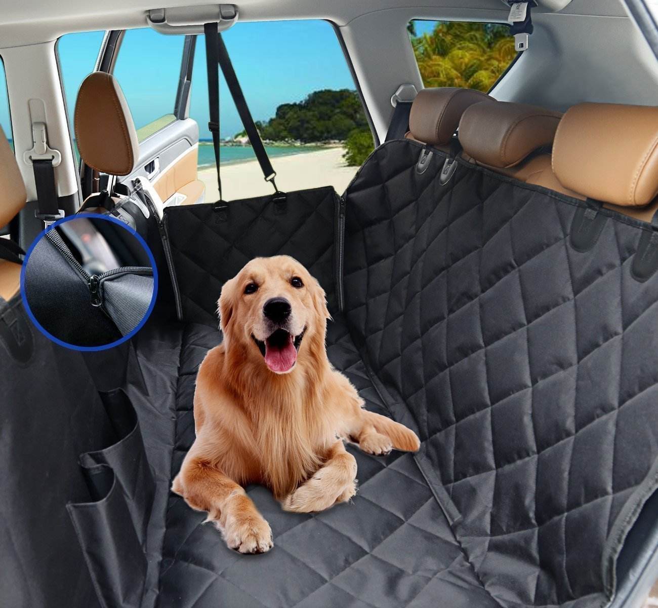 Dog Car Seat Cover – Protects from Dirt & Hair - Pasha