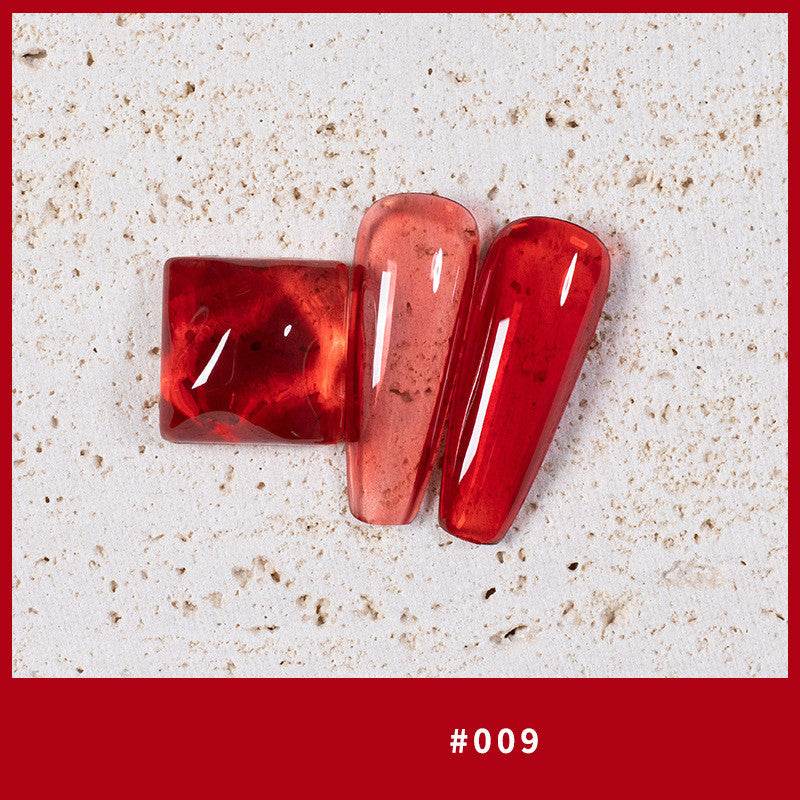 Amber UV Gel Nail Polish Set 9 Colors – Glossy Soak-Off Nail Polish - Pasha