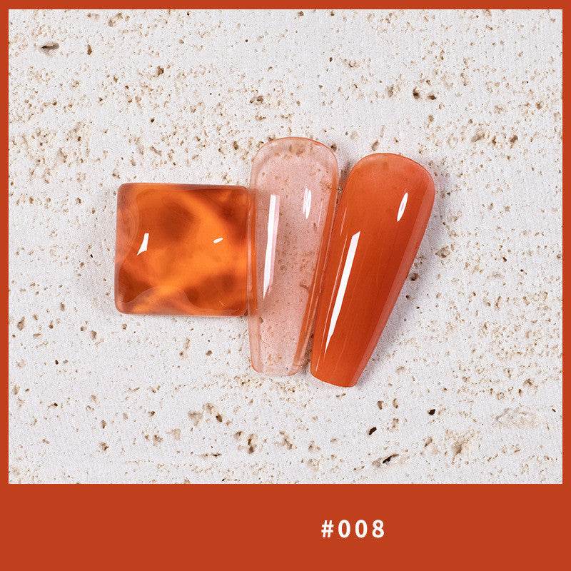 Amber UV Gel Nail Polish Set 9 Colors – Glossy Soak-Off Nail Polish - Pasha