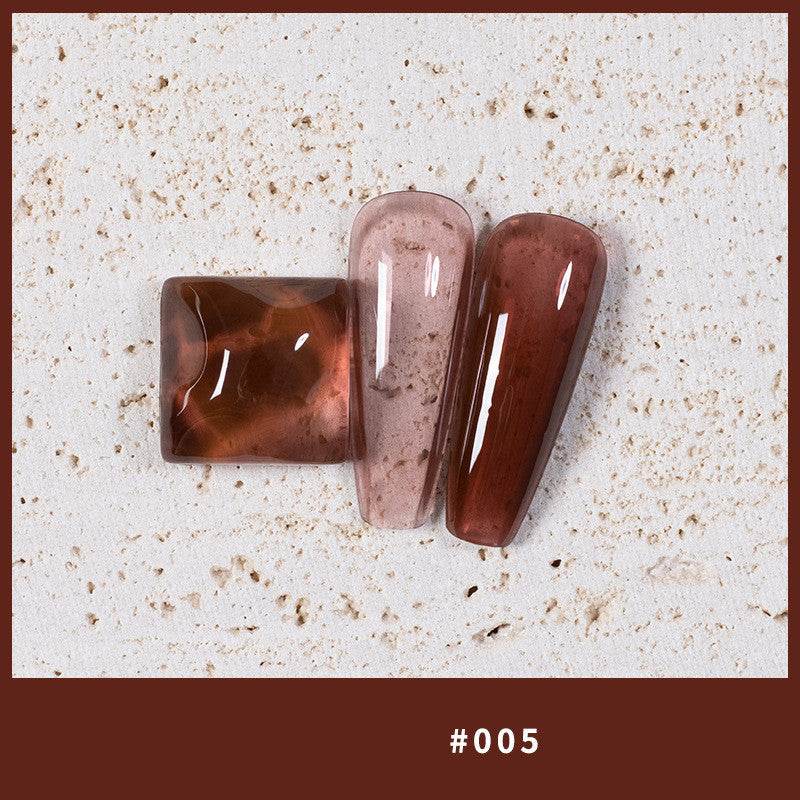 Amber UV Gel Nail Polish Set 9 Colors – Glossy Soak-Off Nail Polish - Pasha