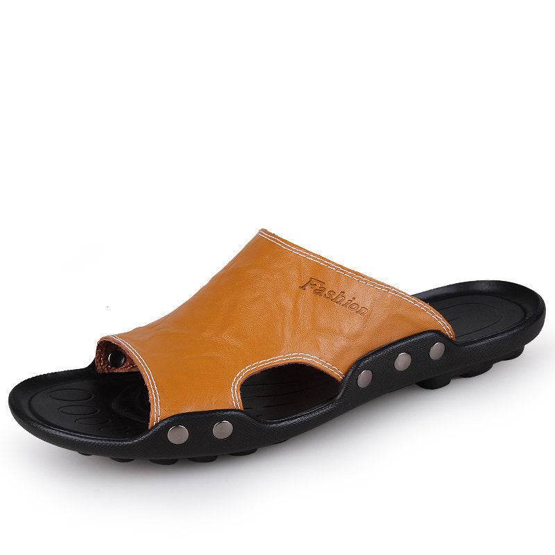 Men's Premium Leather Summer Fashion Sandals - Pasha