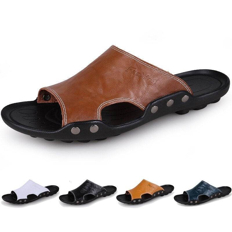 Men's Premium Leather Summer Fashion Sandals - Pasha