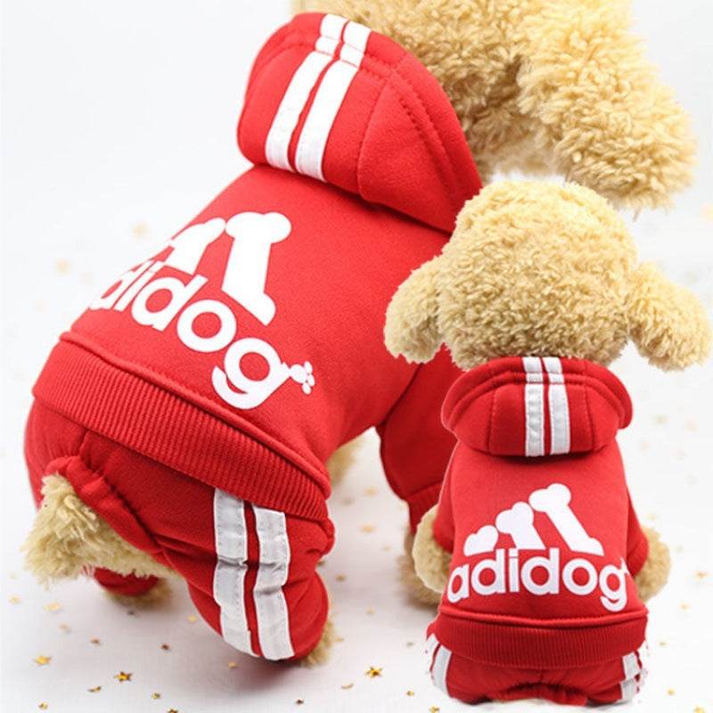 CoolDog Adidog Hoodie for Dogs – Stylish and Comfortable Dog Sweater, Available in XS to 2XL - Pasha