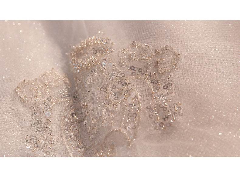 Wedding Dress on shoulder - modern bride - Pasha