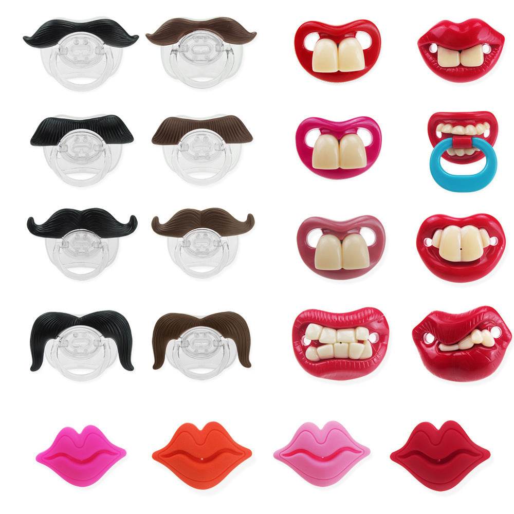 Funny Baby Pacifiers – Soft Silicone Pacifiers in Unique Designs - Pasha