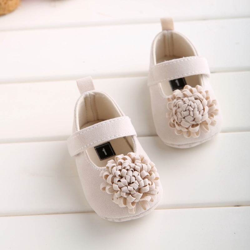 Soft Princess Toddler Shoes for Girls – Comfortable Baby Shoes with Floral Design - Pasha