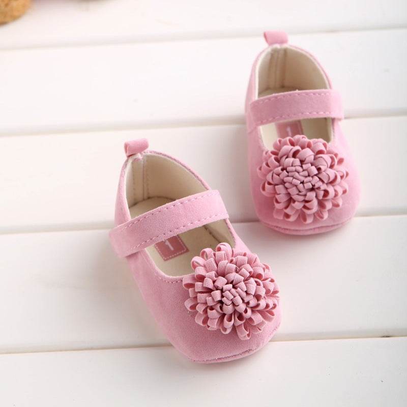 Soft Princess Toddler Shoes for Girls – Comfortable Baby Shoes with Floral Design - Pasha