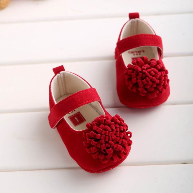 Soft Princess Toddler Shoes for Girls – Comfortable Baby Shoes with Floral Design - Pasha