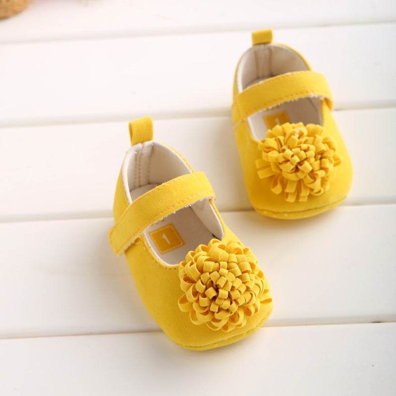 Soft Princess Toddler Shoes for Girls – Comfortable Baby Shoes with Floral Design - Pasha