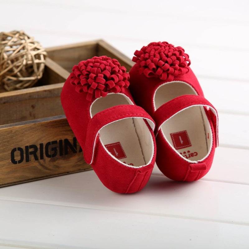 Soft Princess Toddler Shoes for Girls – Comfortable Baby Shoes with Floral Design - Pasha
