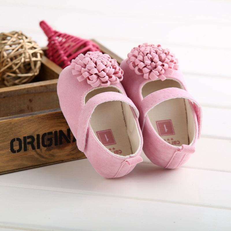 Soft Princess Toddler Shoes for Girls – Comfortable Baby Shoes with Floral Design - Pasha