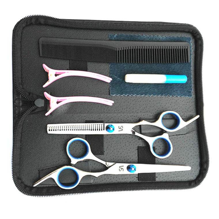High-Quality Hairdresser & Barber Scissors Pony Cut Set – Precision Haircuts with Ergonomic Design - Pasha