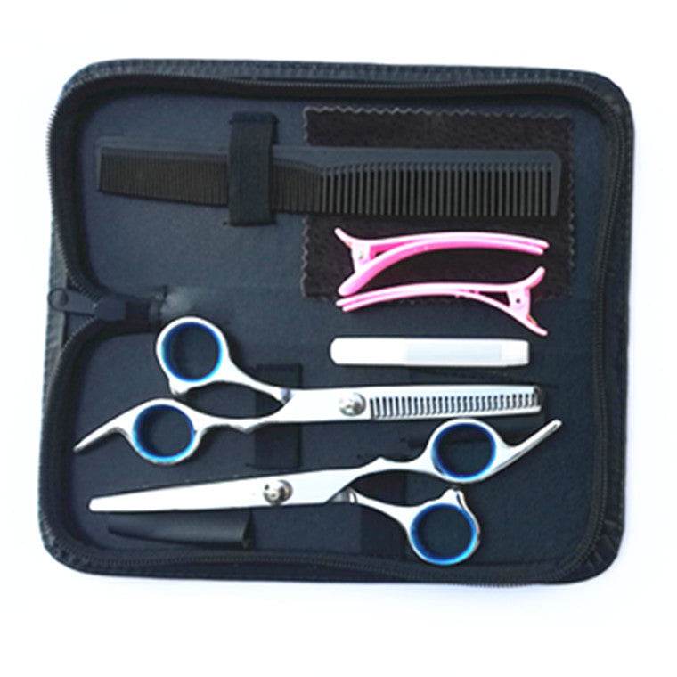 High-Quality Hairdresser & Barber Scissors Pony Cut Set – Precision Haircuts with Ergonomic Design - Pasha