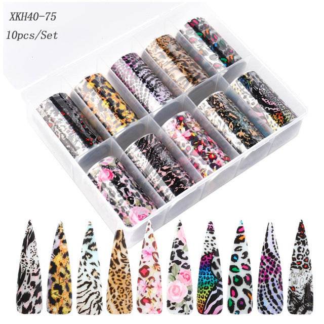 Snake Skin Design - Nail Art Stickers - Pasha